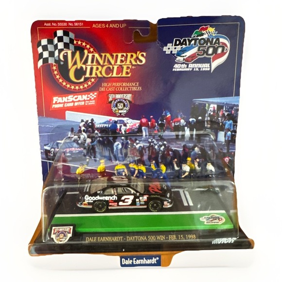 Winners Circle Dale Earnhardt Daytona 500 Win Feb.15 1998 50th Anniversary Car - Picture 1 of 8